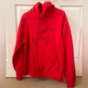 Artist Zevi G Red Hoodie for Men